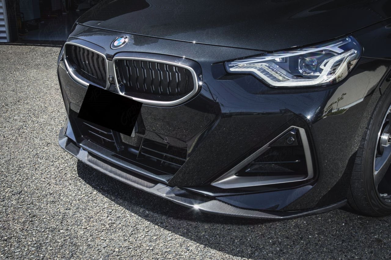 BMW 2 Series G42 M240 230 Dry Carbon Fiber Front lip 3D Style 2021+