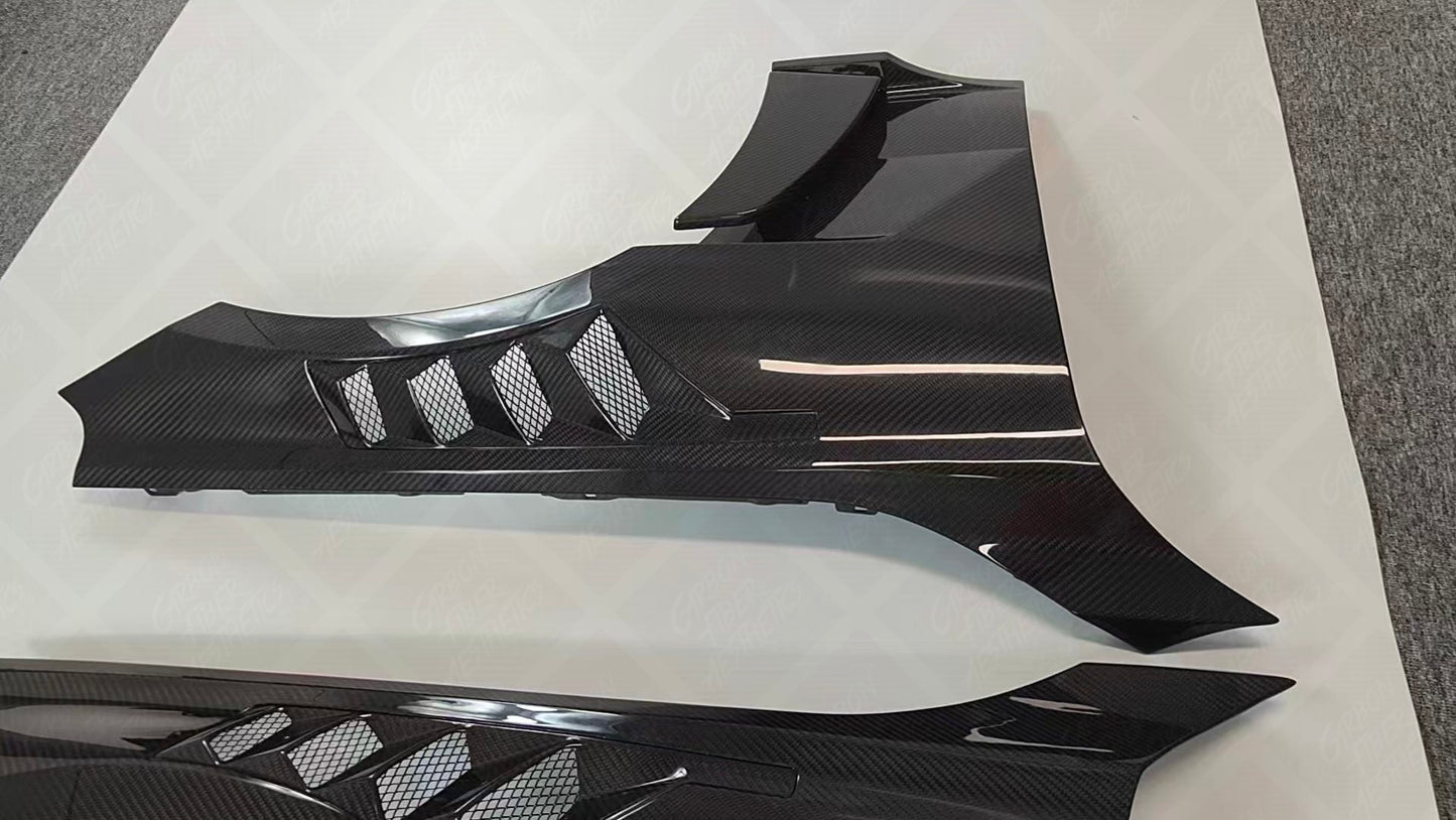 BMW 2 Series G42 M240 Dry Carbon Fiber Fenders 2021+