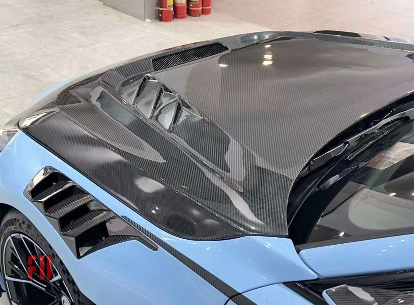 BMW G87 M2 ArmorExtend Design Carbon Fiber Vented Hood AE Style