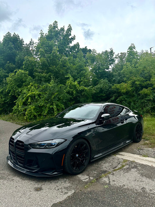 BMW M3 M4 Carbon Fiber MHC Style Front Lip 2021–2026 G80 G81 G82 G83