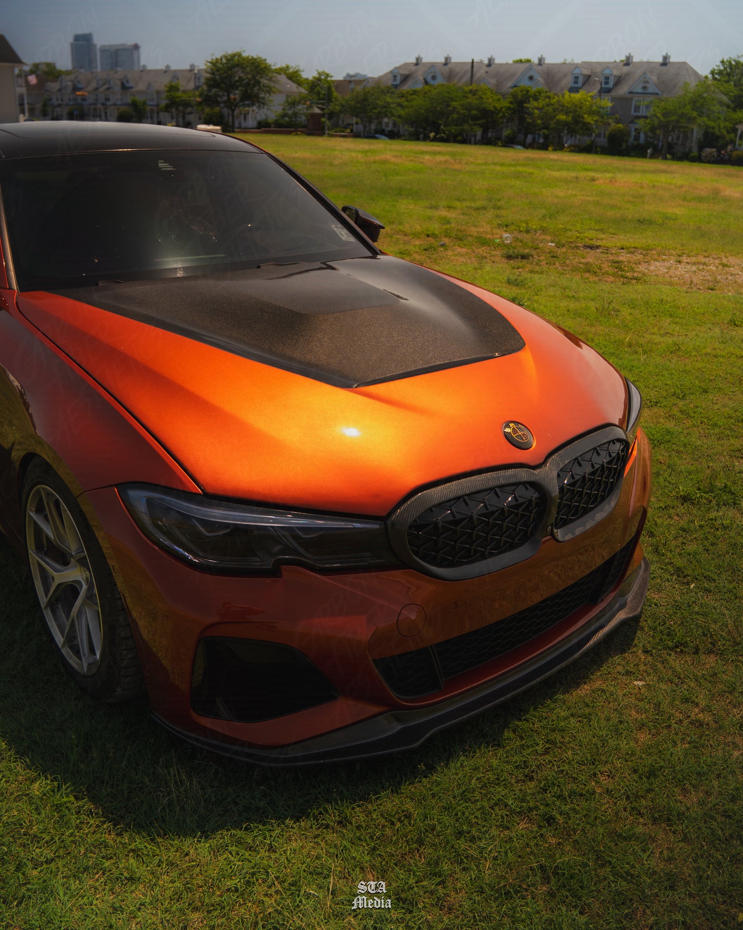 BMW G20 G21 M340 330 GTS Style Carbon Fiber Hood 3 Series 2019+