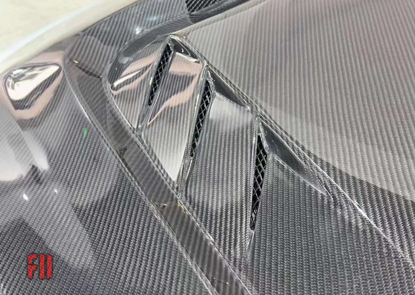 BMW G87 M2 ArmorExtend Design Carbon Fiber Vented Hood AE Style