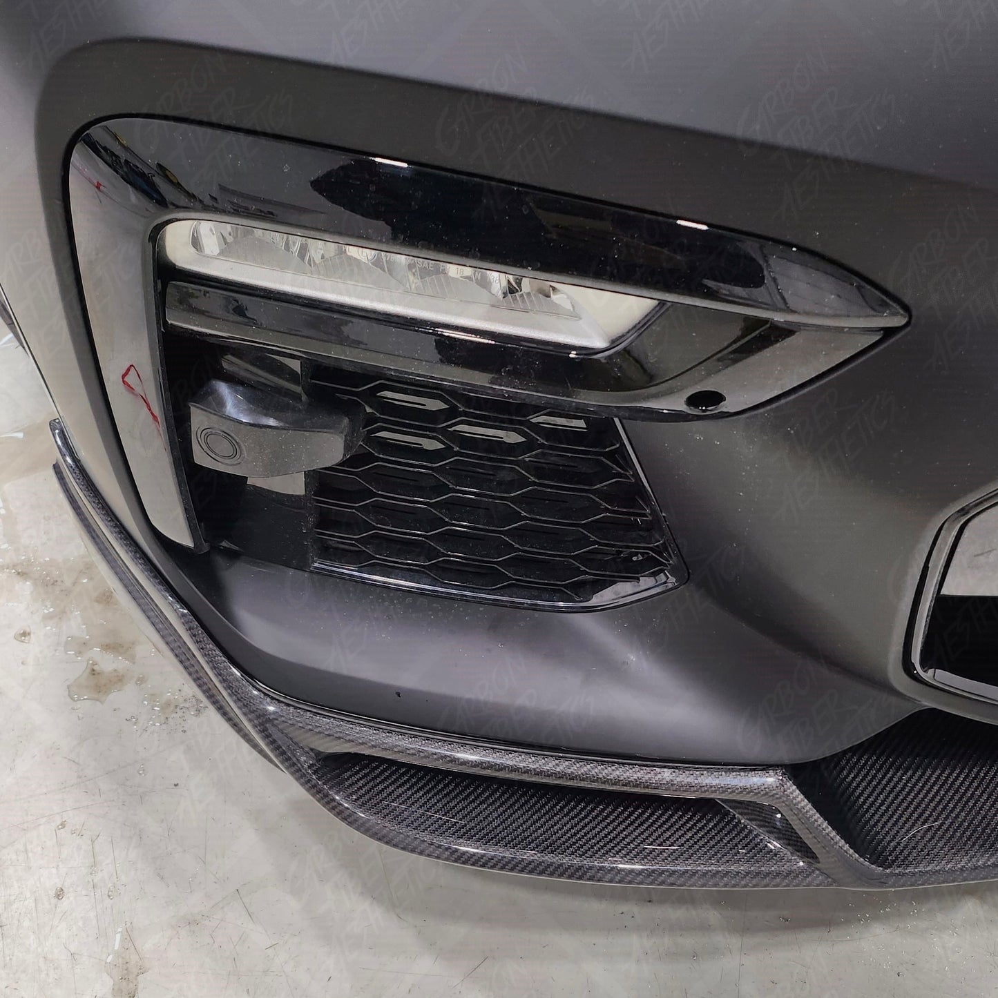 BMW G06 X6 M Sport Carbon Fiber Front Lip Larte Style 2020-2023