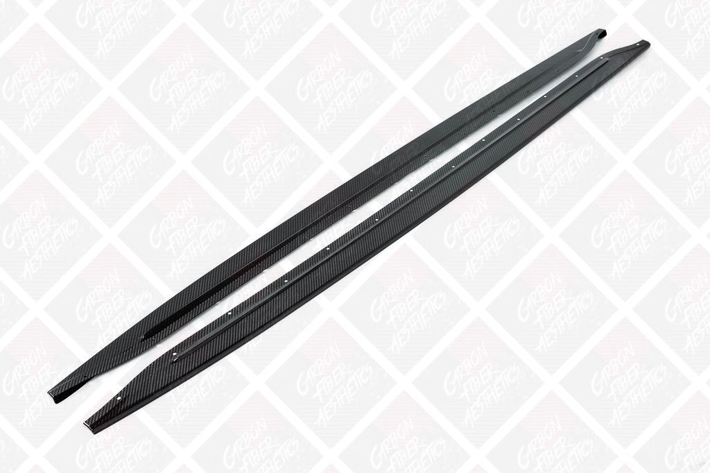 BMW G80 M3 G82 M4 G83 M4 Dry Carbon Fiber MHC R44 Style Side Skirts Extensions