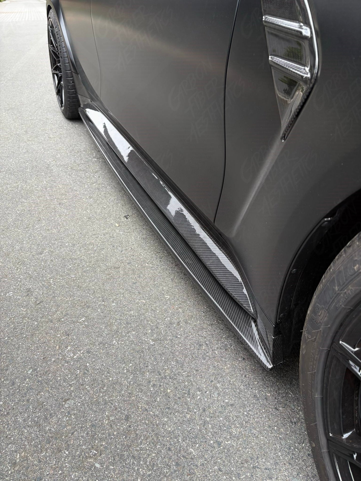 BMW G81/G80 M3 OEM Style Dry Carbon Fiber Side Skirts 2021+