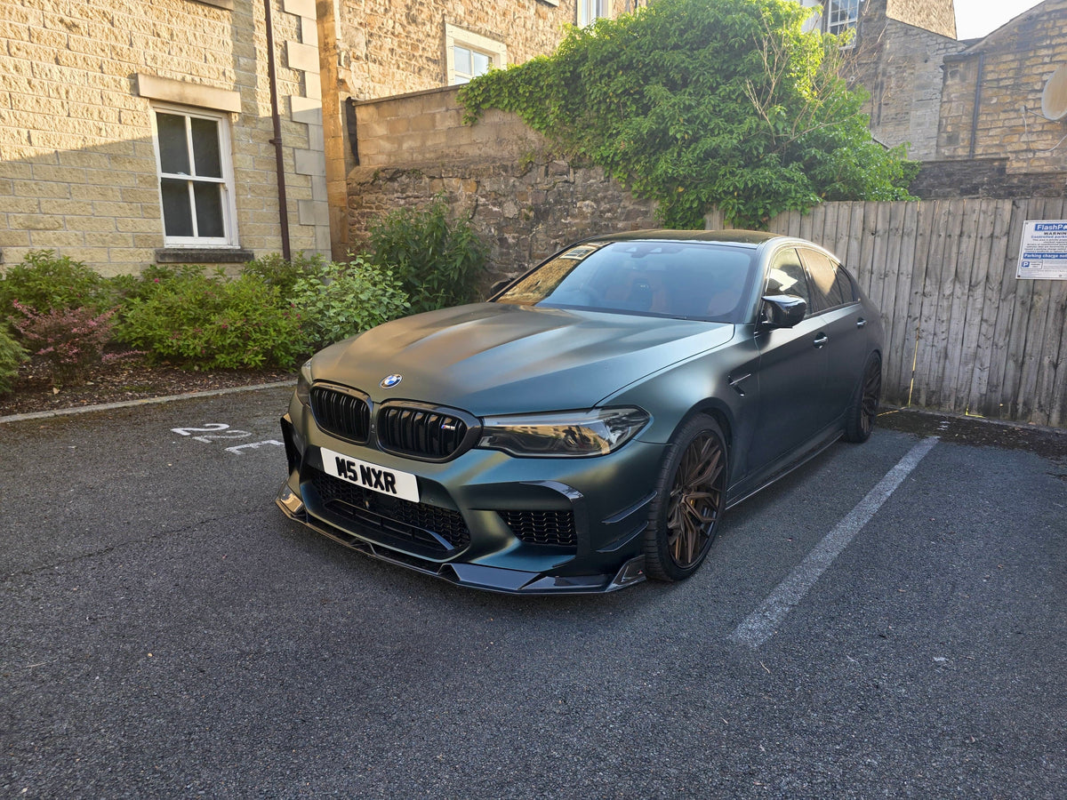 BMW F90 M5 M5C Carbon Fiber Front Lip AE Design 2018-2020 ArmorExtend