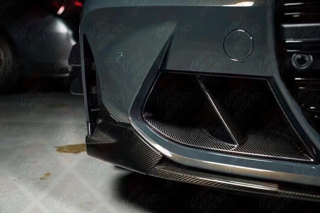 BMW G82 G83 M4 & G80 M3 Dry Carbon Fiber Front Bumper Air Vents V2