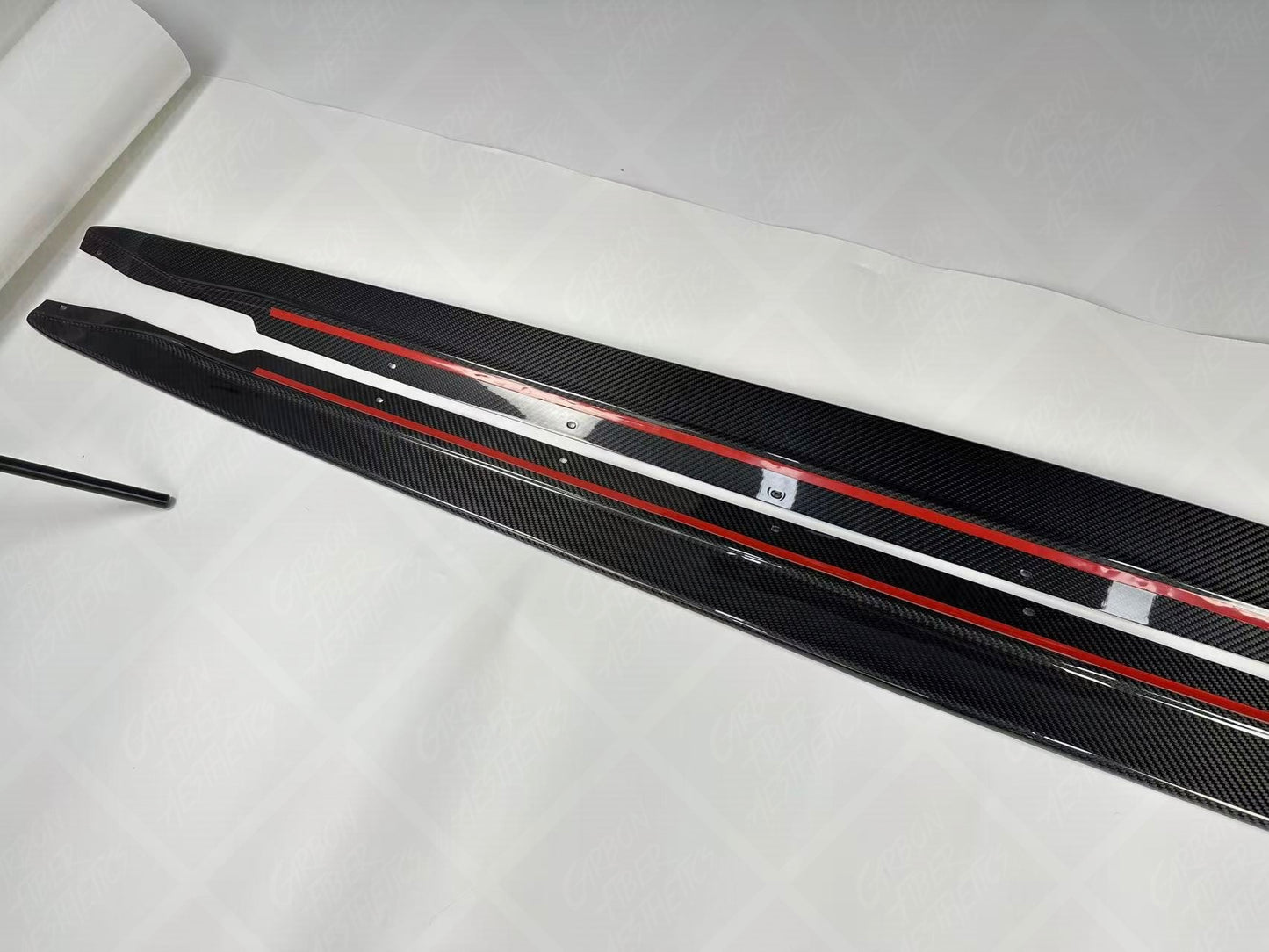 BMW G81/G80 M3 G83/G82 M4 Dry Carbon Fiber Side Skirts MHC/R44 Style 2021+