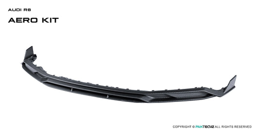Audi R8 Paktechz Design Carbon Fiber Front Lip 2019-2024