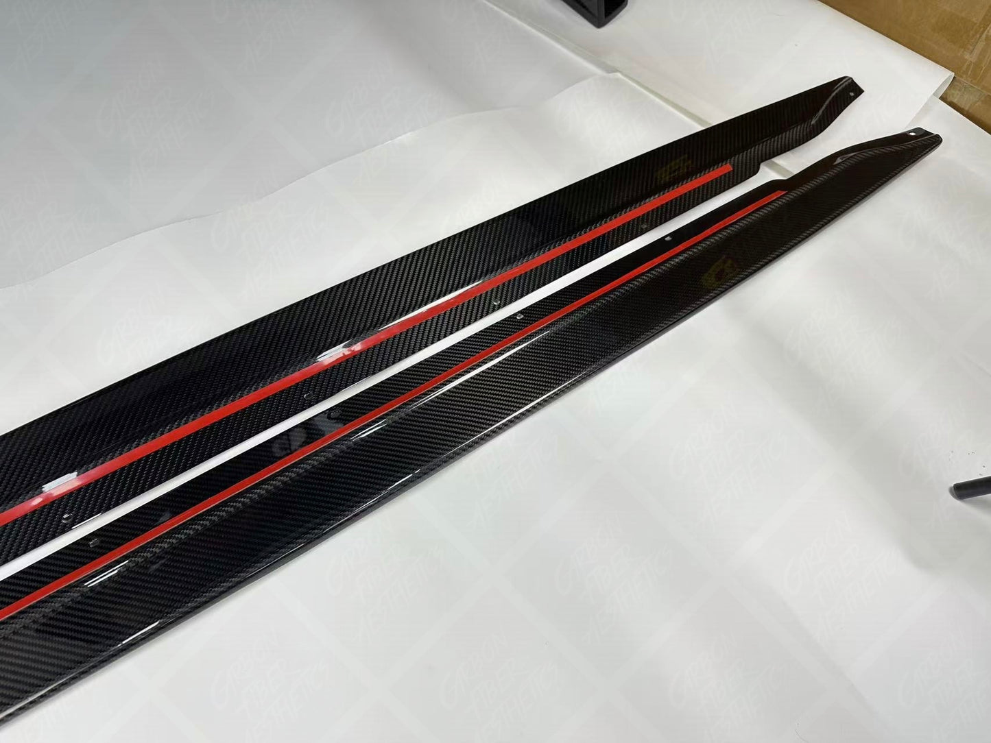 BMW G81/G80 M3 G83/G82 M4 Dry Carbon Fiber Side Skirts MHC/R44 Style 2021+
