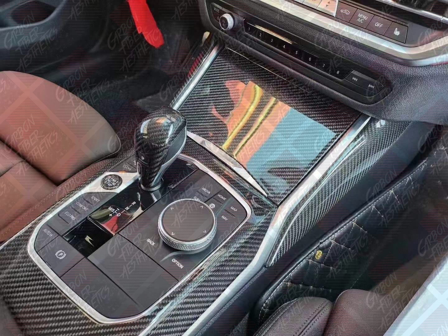 BMW G20 G21 M340 330 Dry Carbon Fiber Interior Trims Kit 2019-2022 Pre Lci