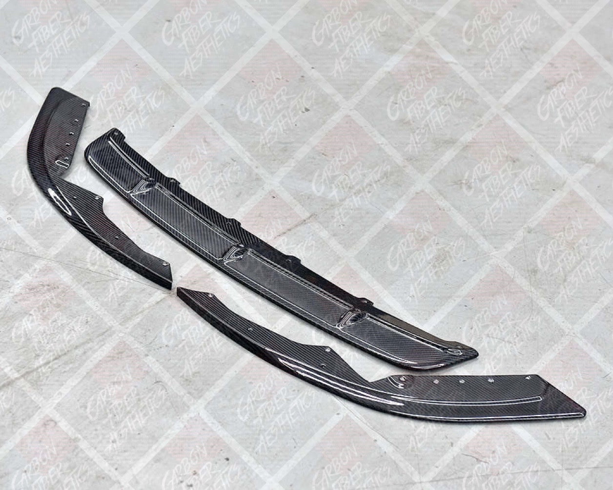 BMW F91 F92 F93 M8 Sterckenn Style Dry Carbon Fiber Front Lip