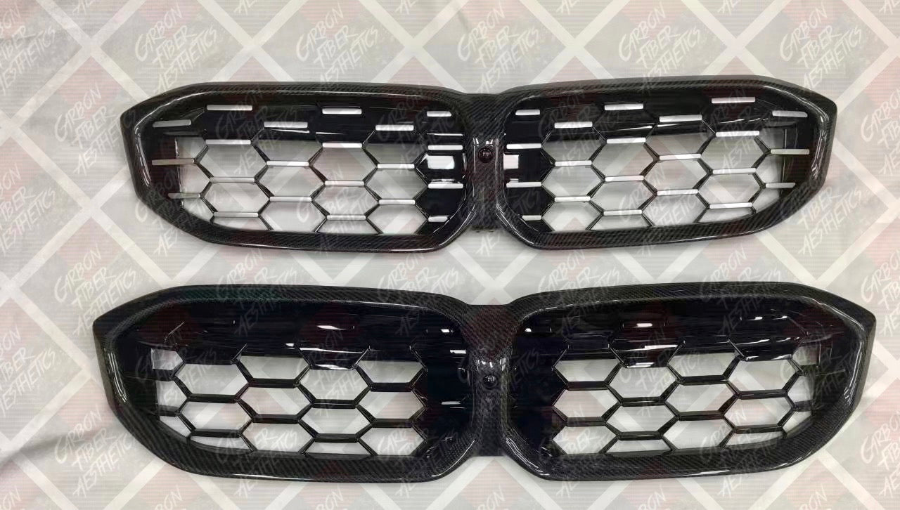 BMW G20 3 Series M340 330 Carbon Fiber Mesh Style Grille ( Facelift / LCI )