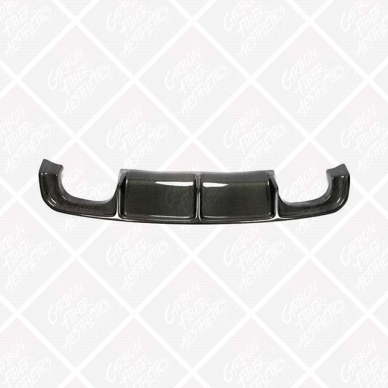 BMW F85 X5M F86 X6M Carbon Fiber Rear Diffuser RKP Style