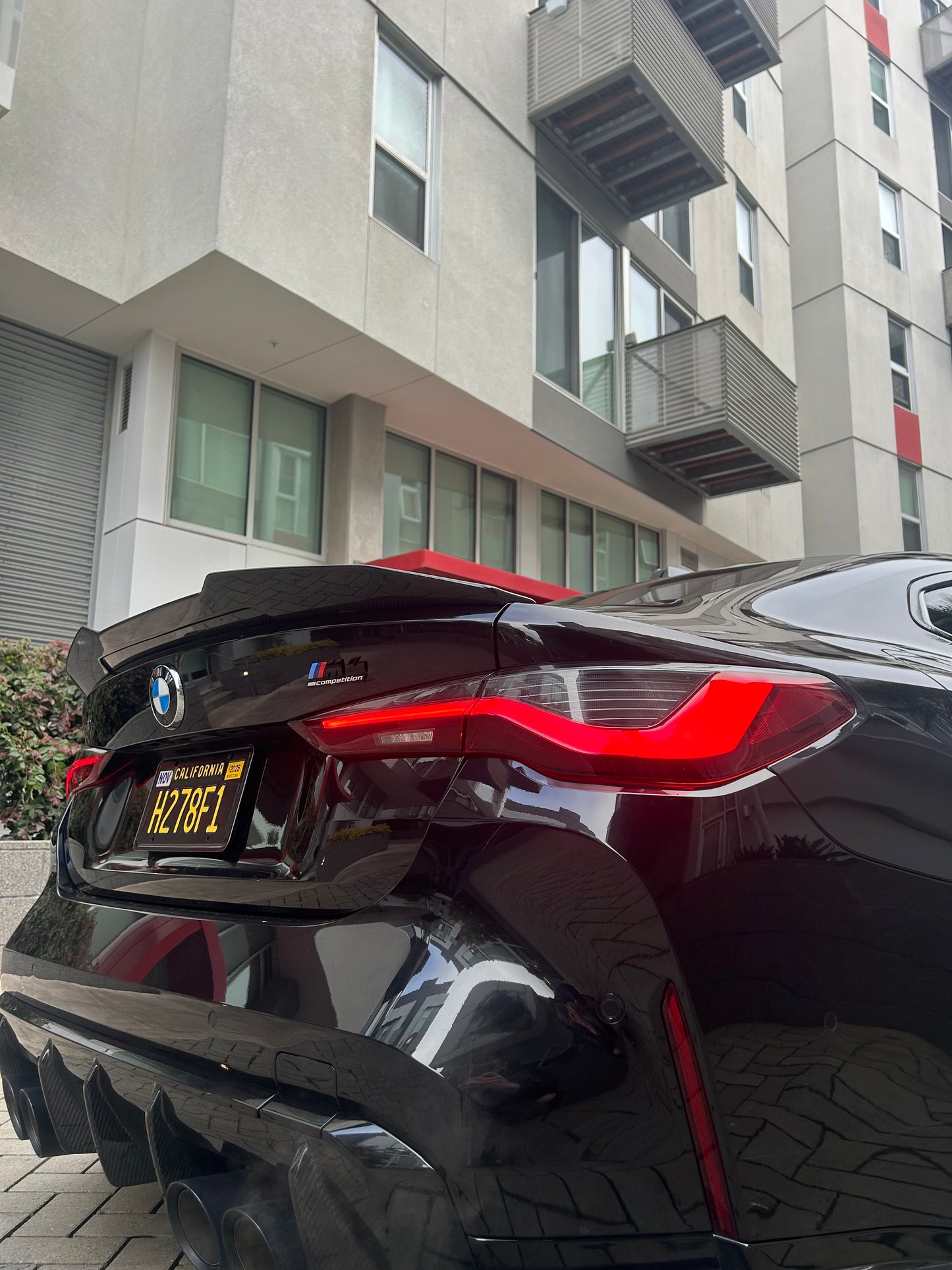 BMW G82 M4 PSM Style Dry Carbon Fiber Trunk Spoiler 2021+