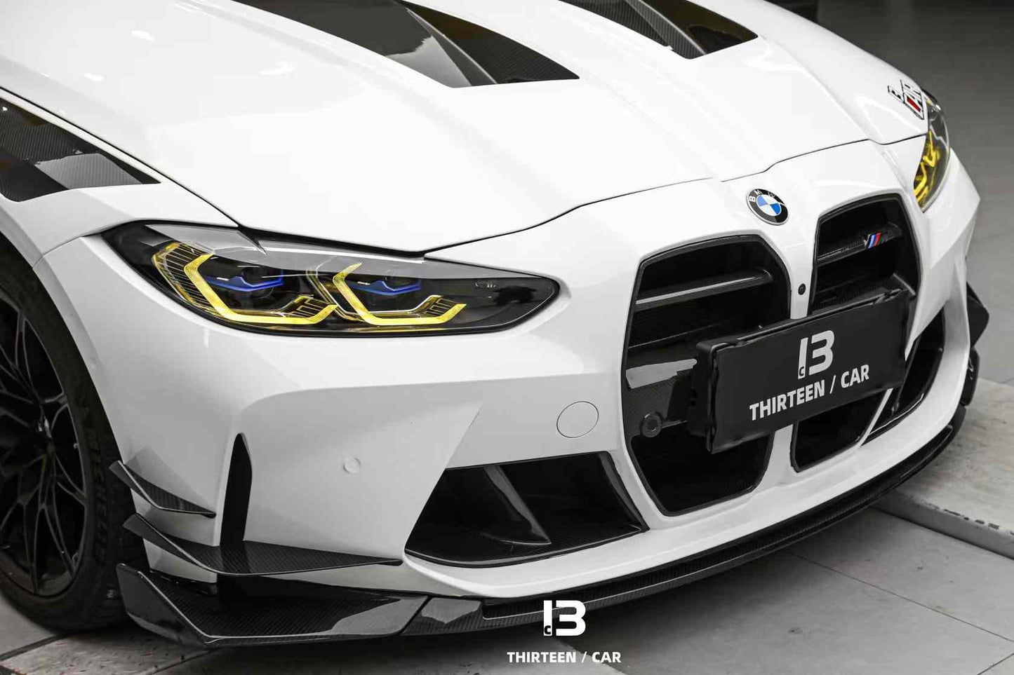 BMW G81/G80 M3 G83/G82 M4 Dry Carbon Fiber CS Style Front Lip 2021+