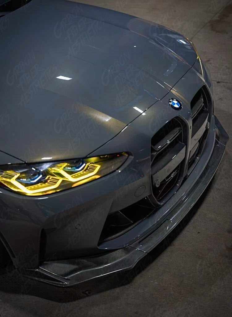 BMW G81/G80 M3 G83/G82 M4 Dry Carbon Fiber CSL Style Front Grille 2021+