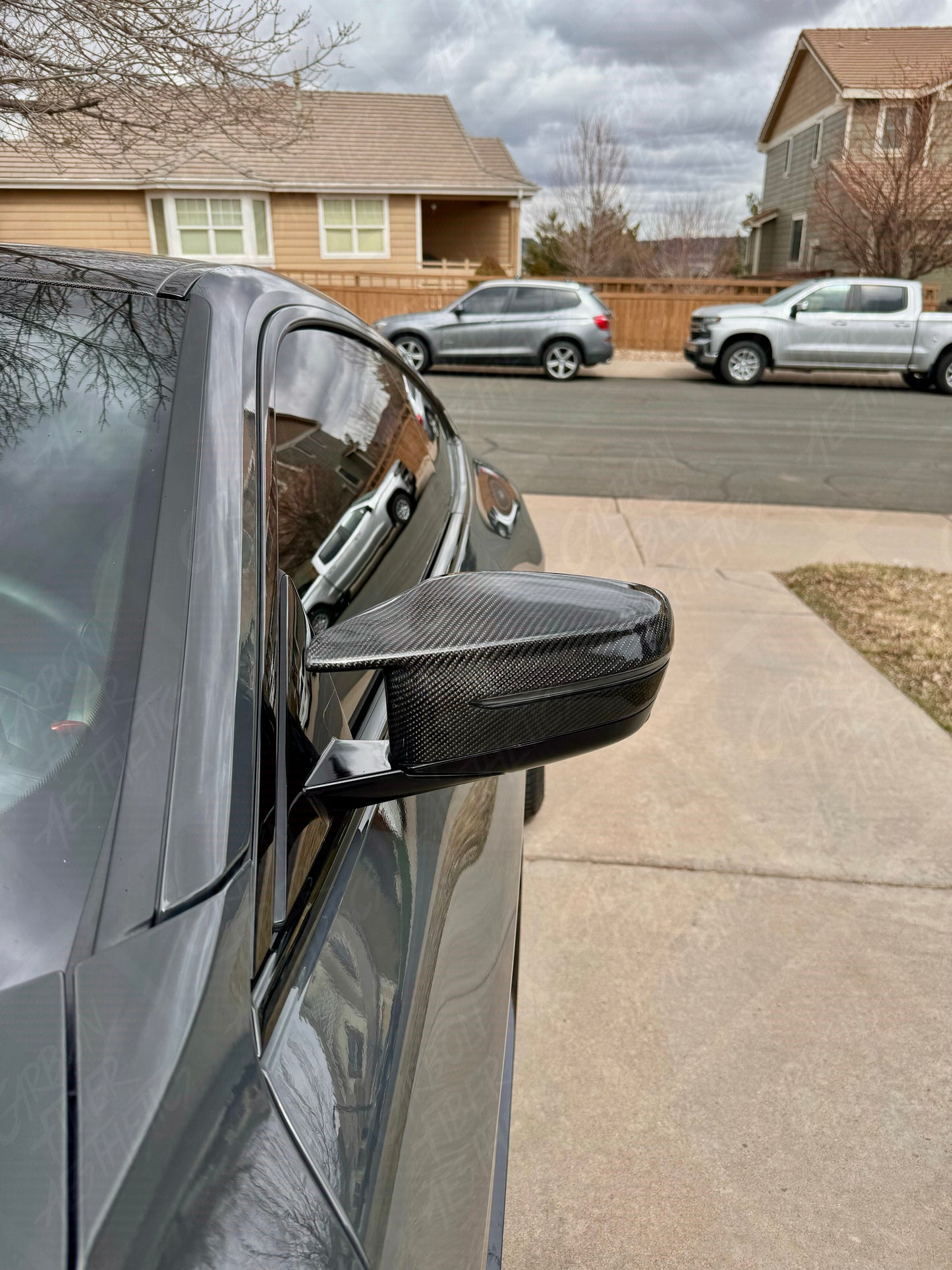 BMW G80 M3 G83 G82 M4 & G87 M2 Dry Carbon Fiber Mirror Caps