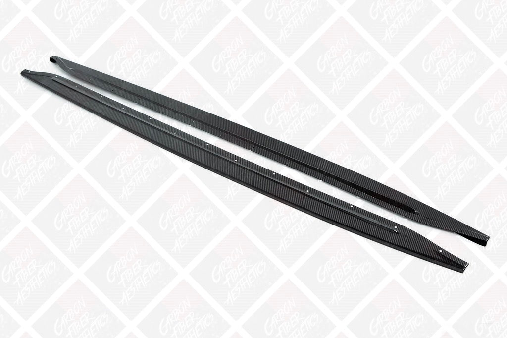 BMW G80 M3 G82 M4 G83 M4 Dry Carbon Fiber MHC R44 Style Side Skirts Extensions