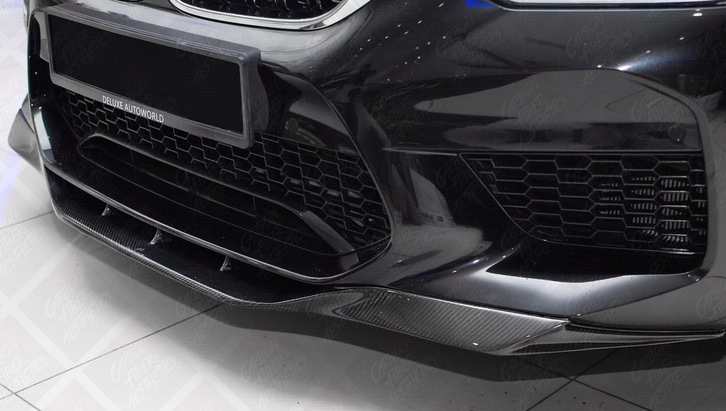 BMW F90 M5 2018-2020 Dry Carbon Fiber RKP Style Front Lip