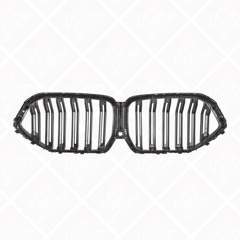 BMW G06 X6 F96 X6M Carbon Fiber Front Grille Dual Slatted 2019-2023
