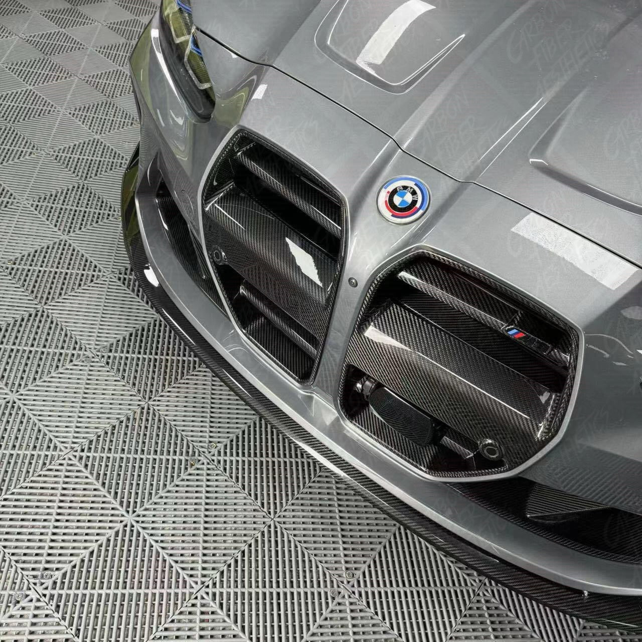 BMW G80 M3 G82 M4 G83 M4 Dry Carbon Fiber DTM / ST Style Grille