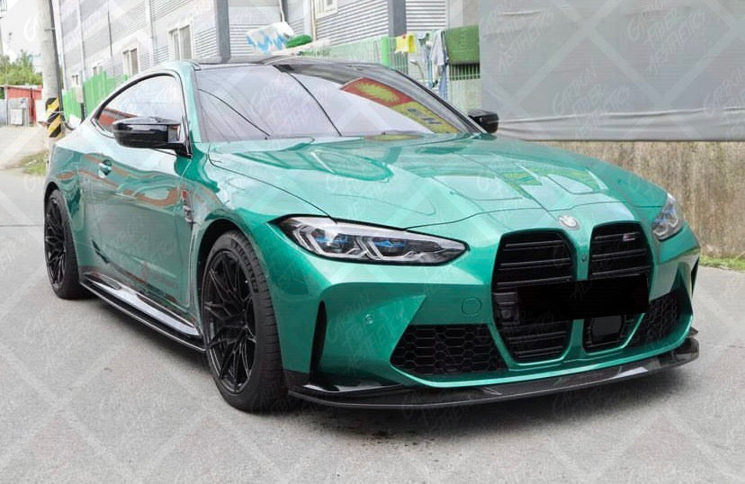 BMW G81/G80 M3 G83/G82 M4 Dry Carbon Fiber Side Skirts MHC/R44 Style 2021+