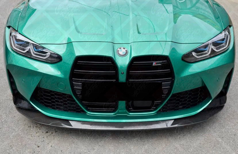 BMW G80 M3 G83 G82 M4 Dry Carbon Fiber MHC R44 Style Front Lip Splitter