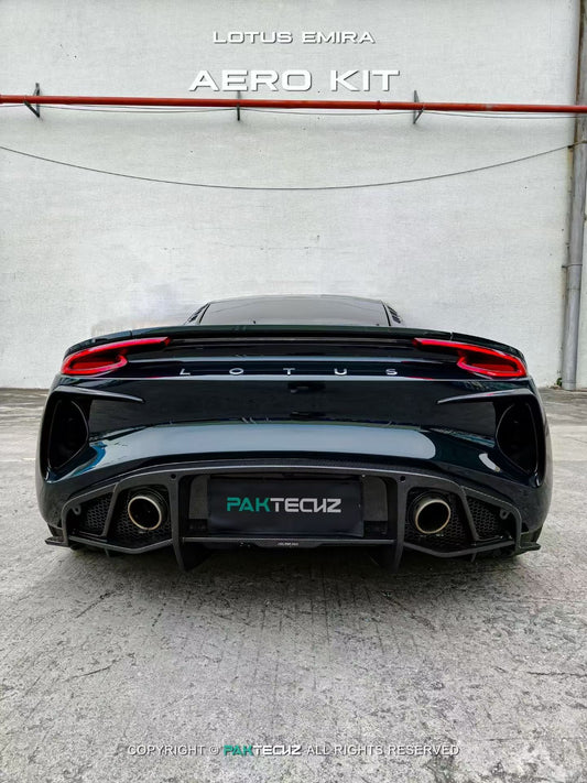 Lotus EMIRA Paktechz Design Carbon Fiber Rear Diffuser 2022+