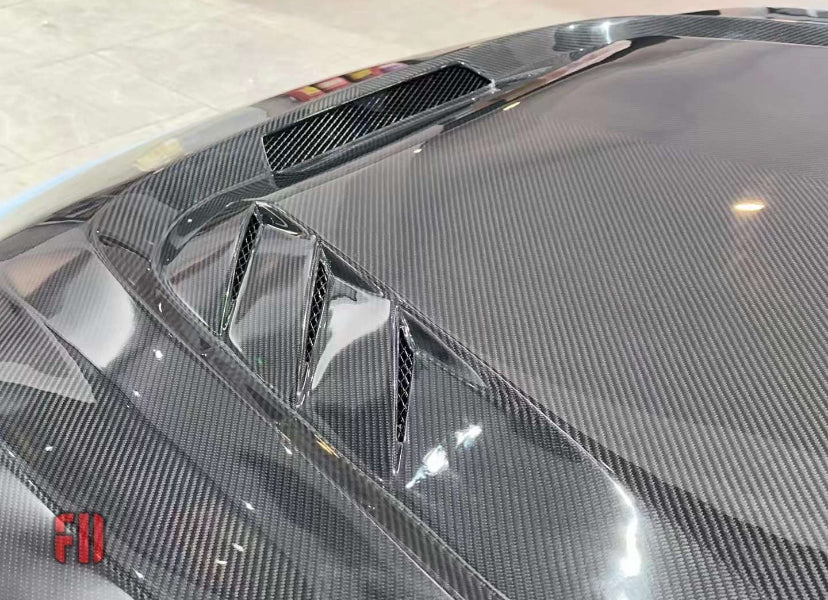 BMW G87 M2 ArmorExtend Design Carbon Fiber Vented Hood AE Style