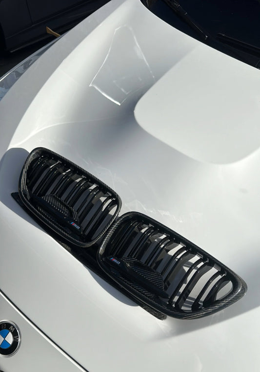 BMW F87 M2 M2C Carbon Fiber Fender Vent Trims Covers 2016-2021