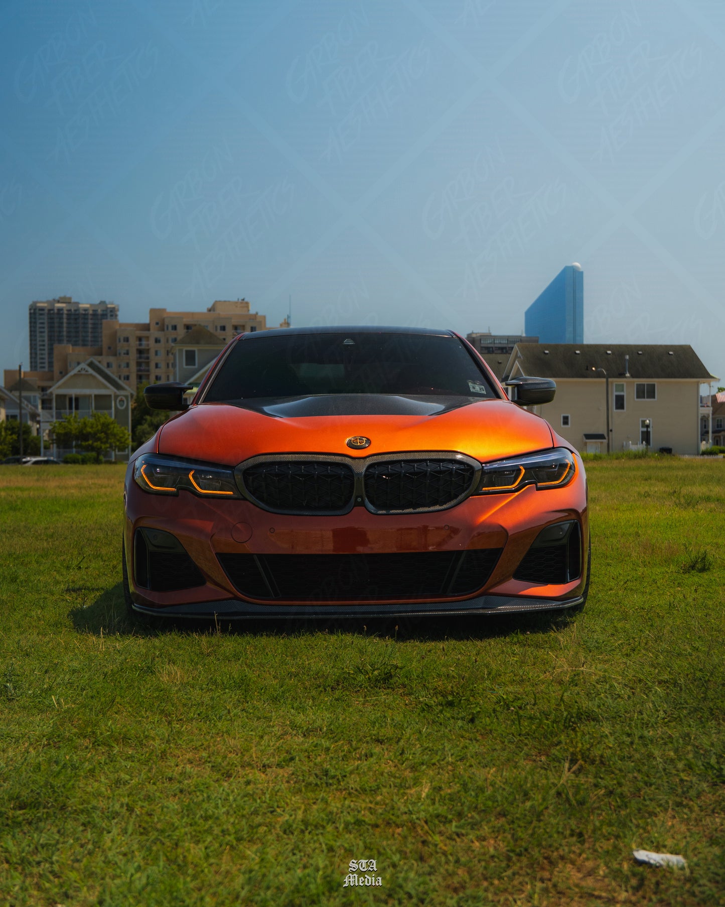 BMW G20 G21 M340 330 GTS Style Carbon Fiber Hood 3 Series 2019+