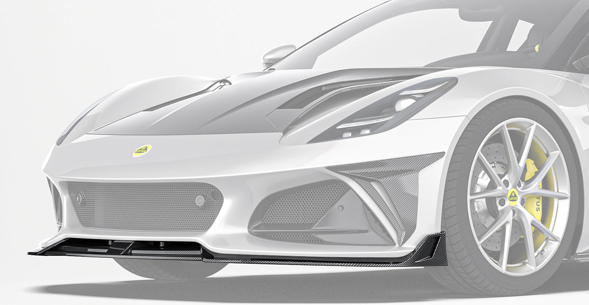 Lotus EMIRA Paktechz Design Lèvre avant en fibre de carbone
