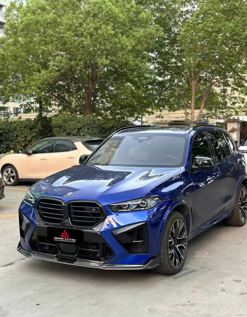 BMW F95 X5M F96 X6M 2023+ ArmorExtend Design Carbon Fiber Front Lip AE Style