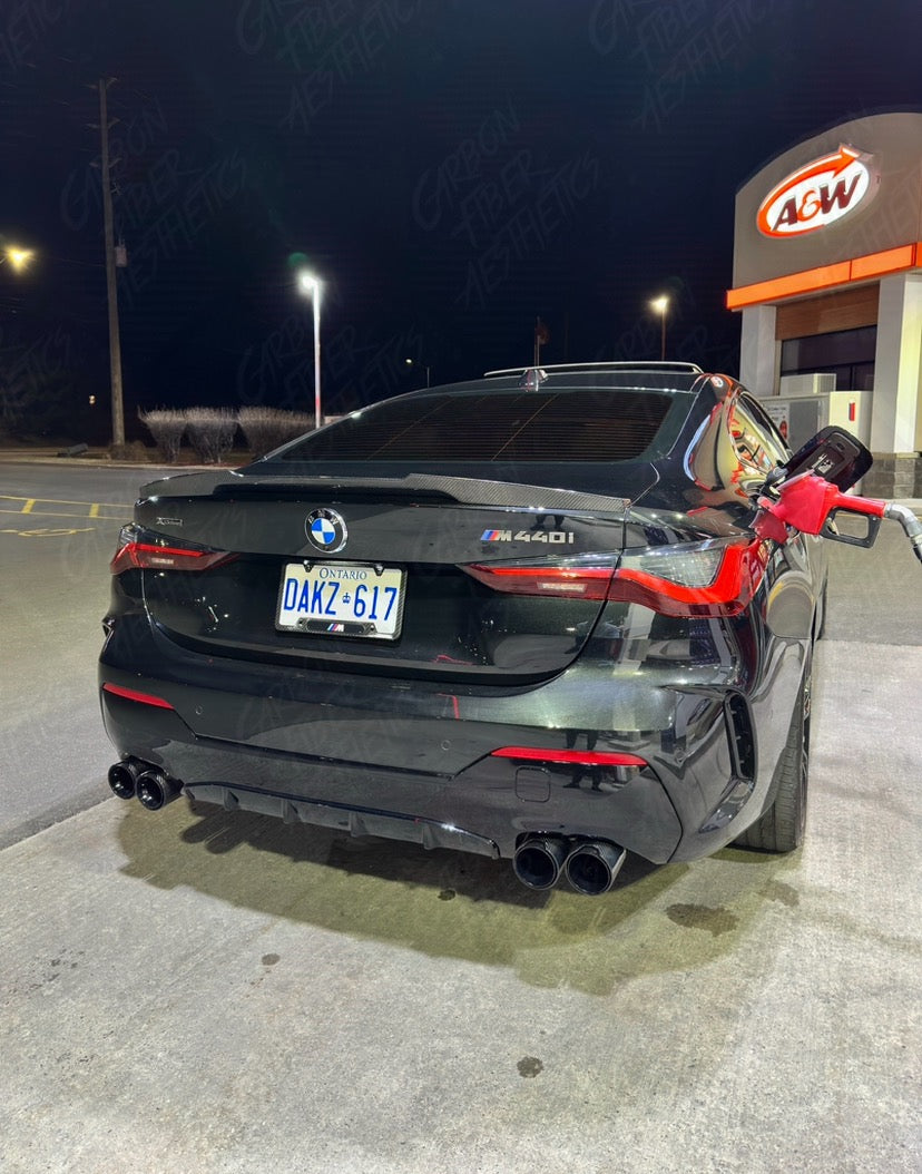 BMW G42 M240i G20 M340i G22 M440i Carbon Fiber Exhaust Tips Quad Tips 2019-2024 Pre Facelift and Facelift