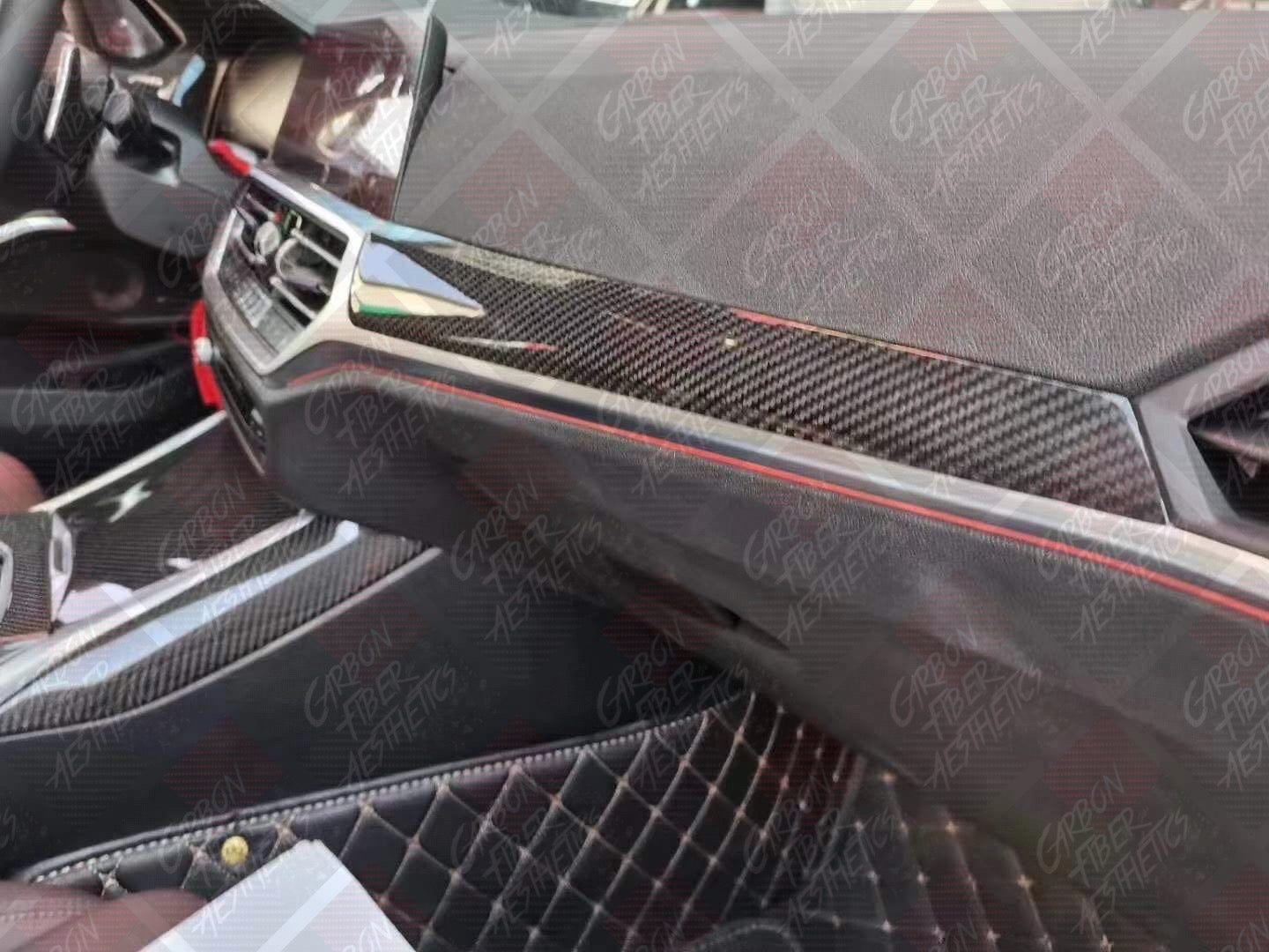 BMW G20 G21 M340 330 Dry Carbon Fiber Interior Trims Kit 2019-2022 Pre Lci