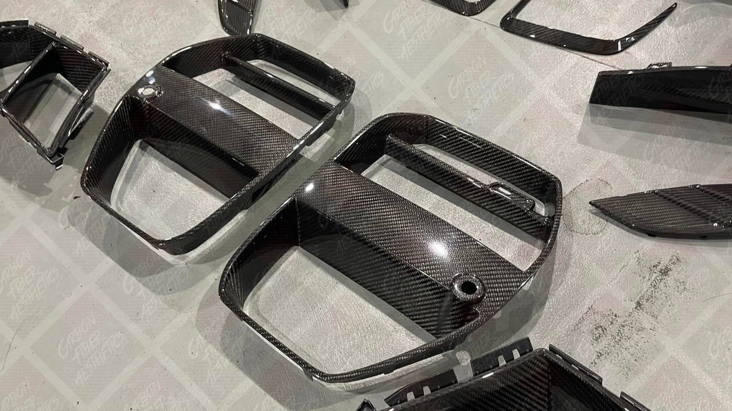 BMW G80 M3 G82 M4 G83 M4 Dry Carbon Fiber Vorsteiner Style Grille