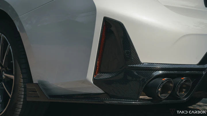 BMW G20 G21 M340 330 Facelift TAKD Design Dry Carbon Fiber Rear Diffuser 2023+ V2 Style