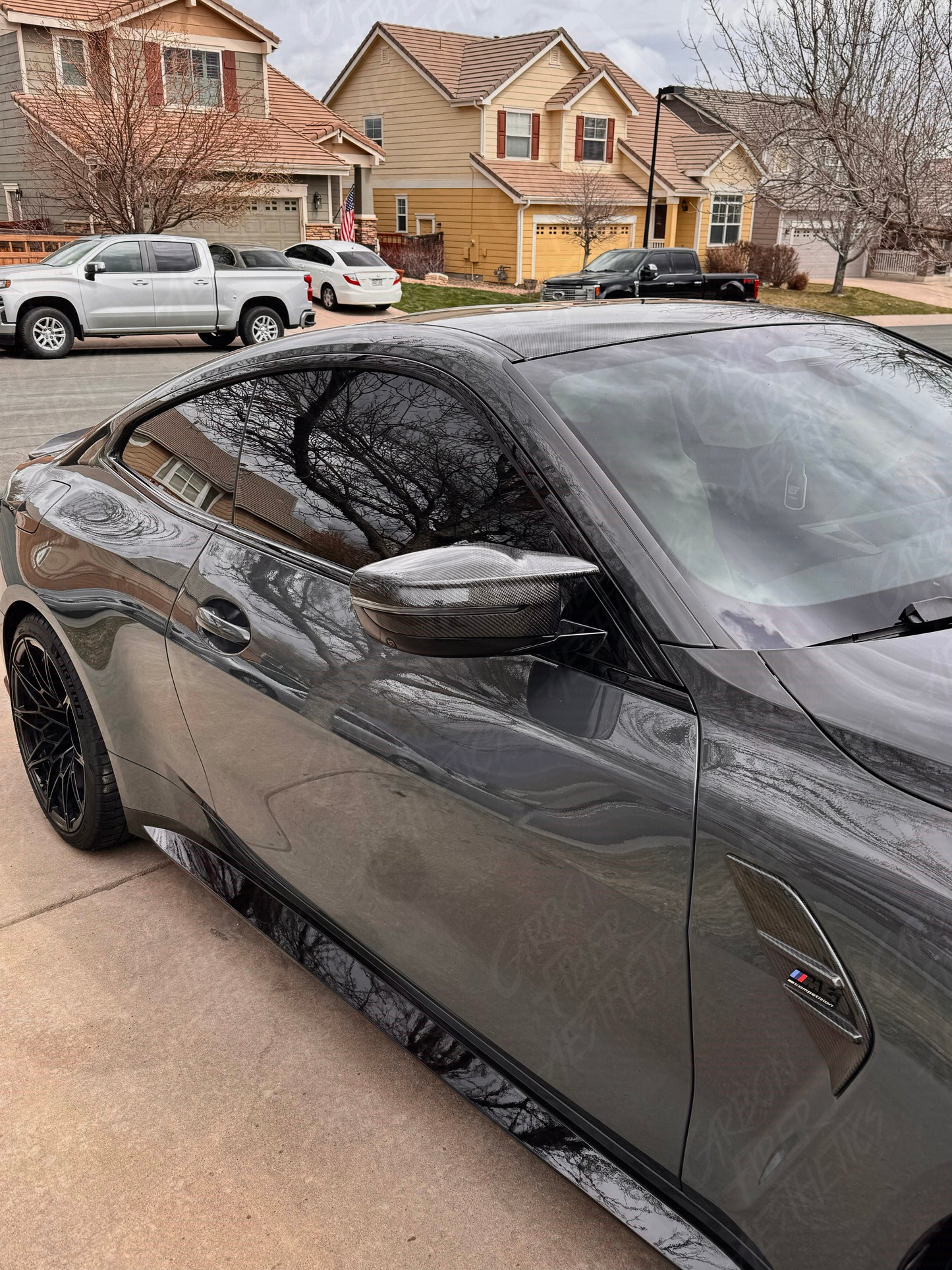 BMW G80 M3 G83 G82 M4 & G87 M2 Dry Carbon Fiber Mirror Caps