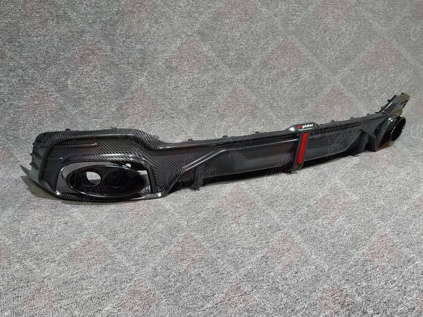 Audi Q3 SQ3 Dry Carbon Fiber Rear Diffuser V1 RSQ3 Style 2019-2023