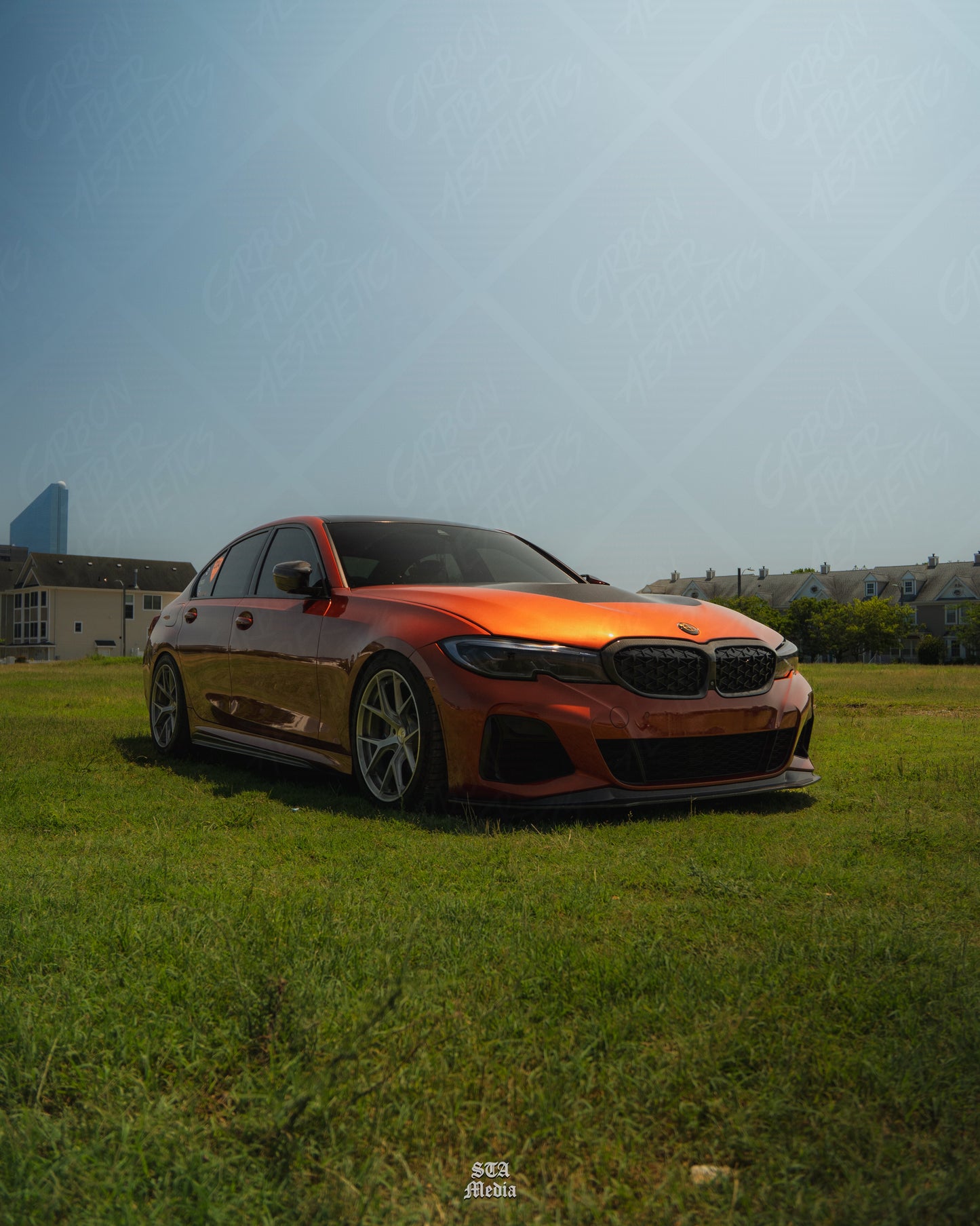 BMW G20 G21 M340 330 GTS Style Carbon Fiber Hood 3 Series 2019+