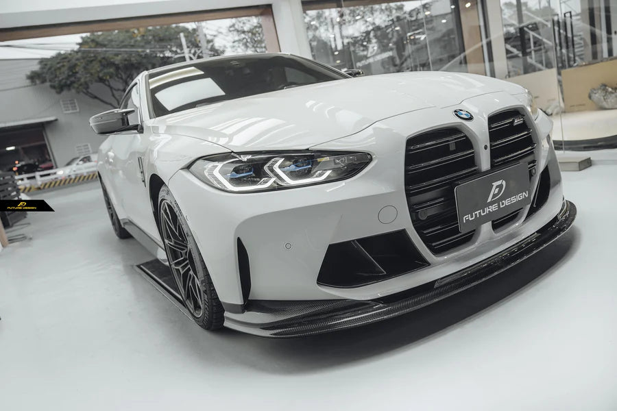 BMW G81/G80 M3 G83/G82 M4 Carbon Fiber Front Lip Future Design V2