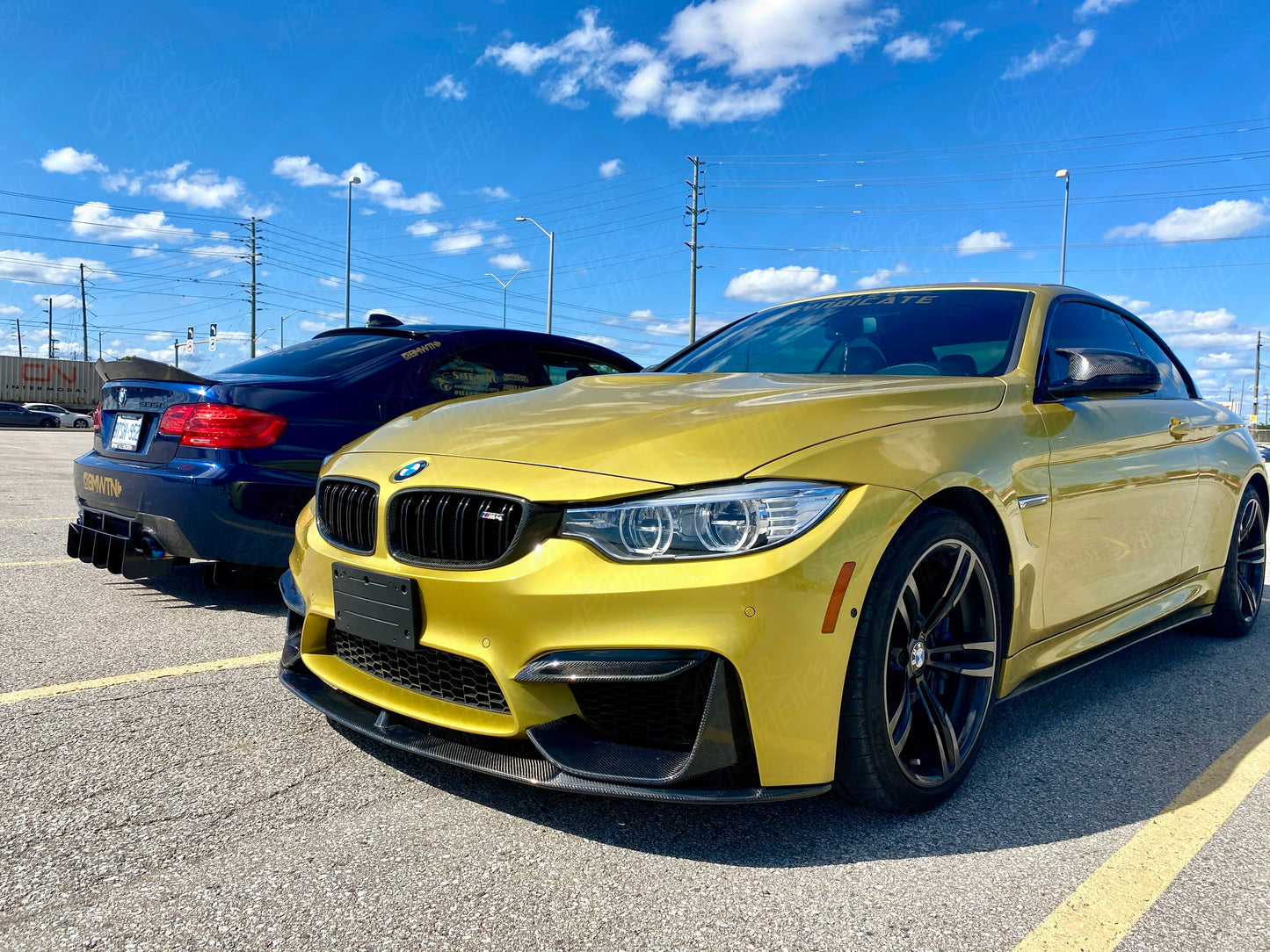 BMW F80 M3 F82/F83 M4 M Performance Style Dry Carbon Fiber Front Lip