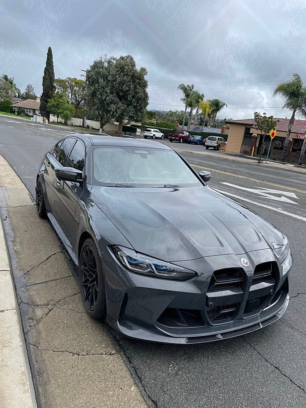 BMW G81/G80 M3 G83/G82 M4 Dry Carbon Fiber 3D Style Front Lip 2021+