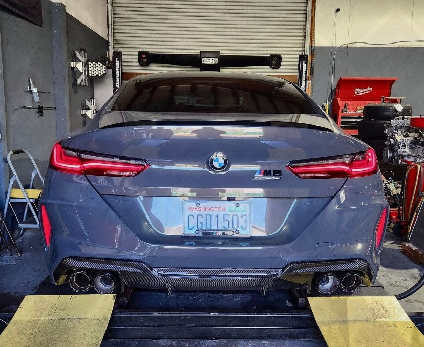 BMW M8 F91 F92 F93 OEM Style Dry Carbon Fiber Rear Diffuser
