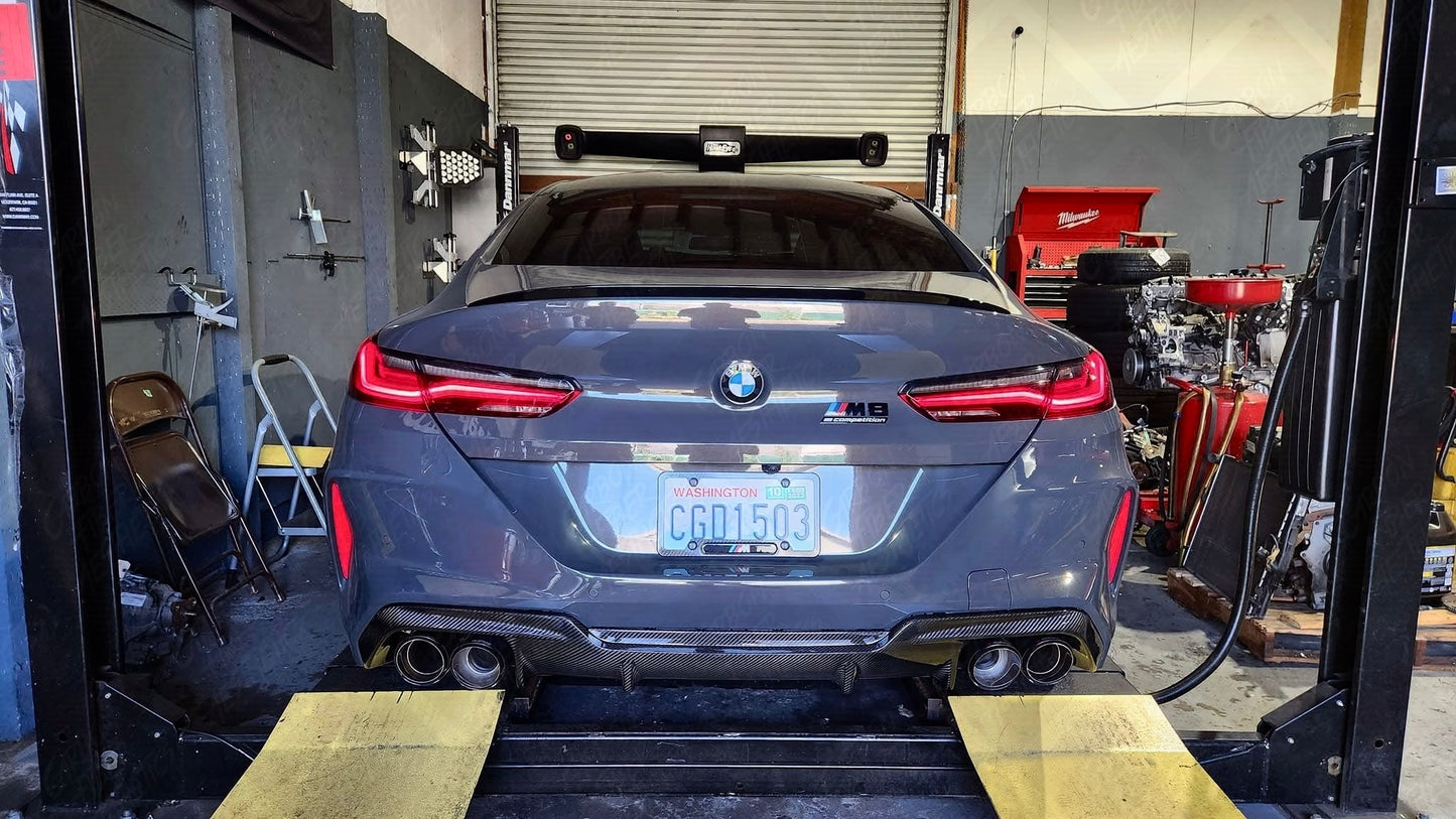 BMW M8 F91 F92 F93 OEM Style Dry Carbon Fiber Rear Diffuser