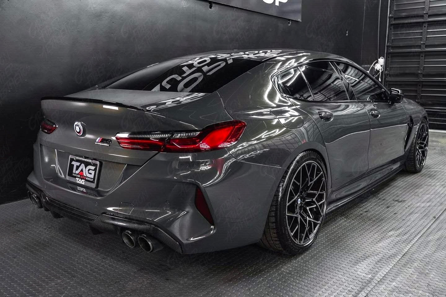 BMW M8 F91 F92 F93 OEM Style Dry Carbon Fiber Rear Diffuser