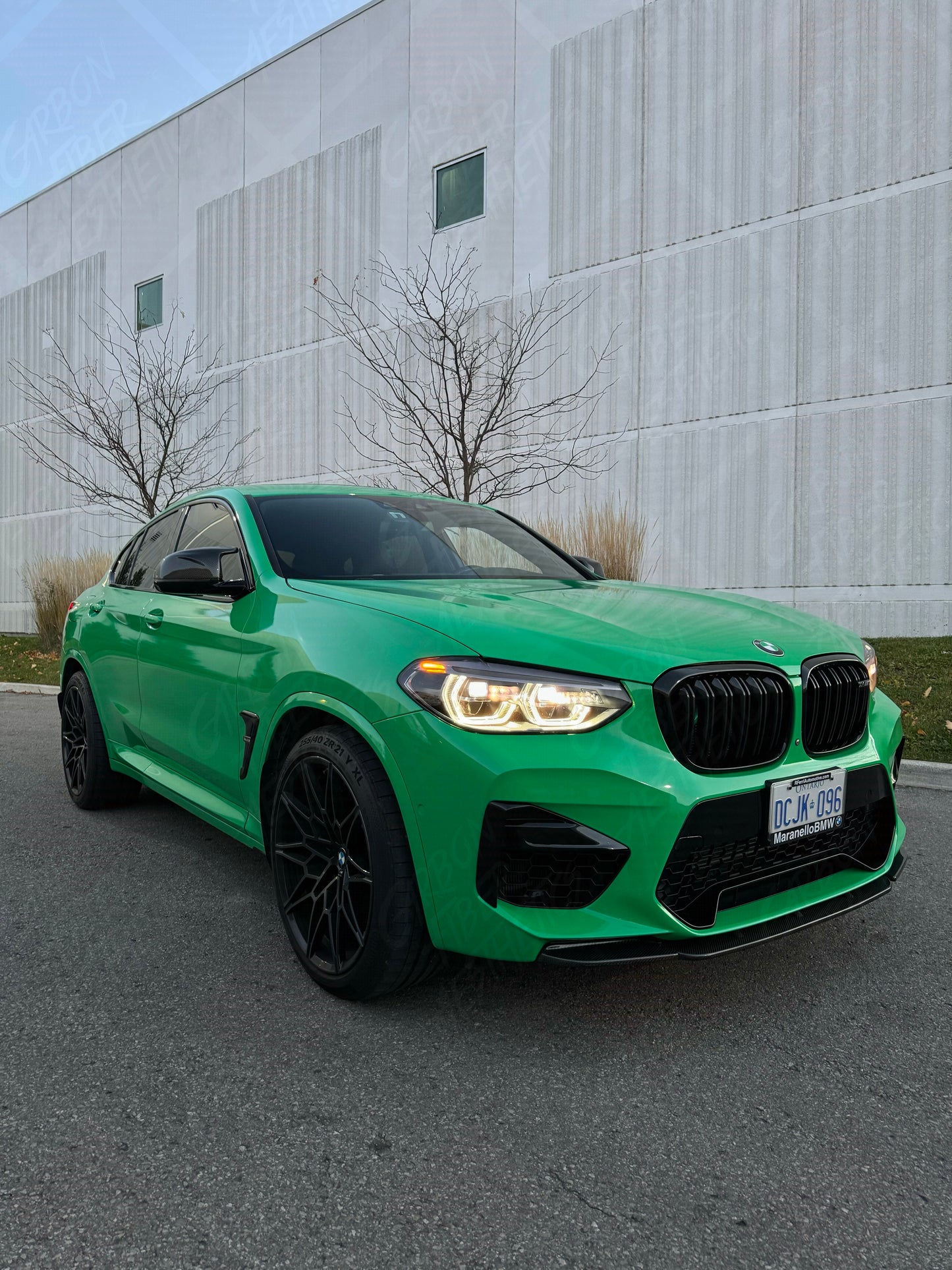 BMW X3M F97 X4M F98 Carbon Fiber Sterckenn Style Front Lip Pre Lci