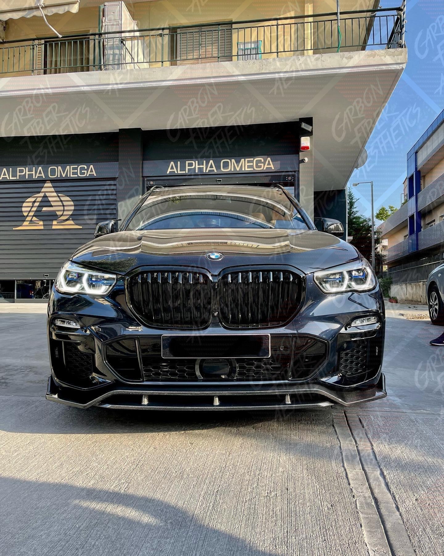 BMW G05 X5 M Sport Carbon Fiber Front lip M Performance Style 2019-2023