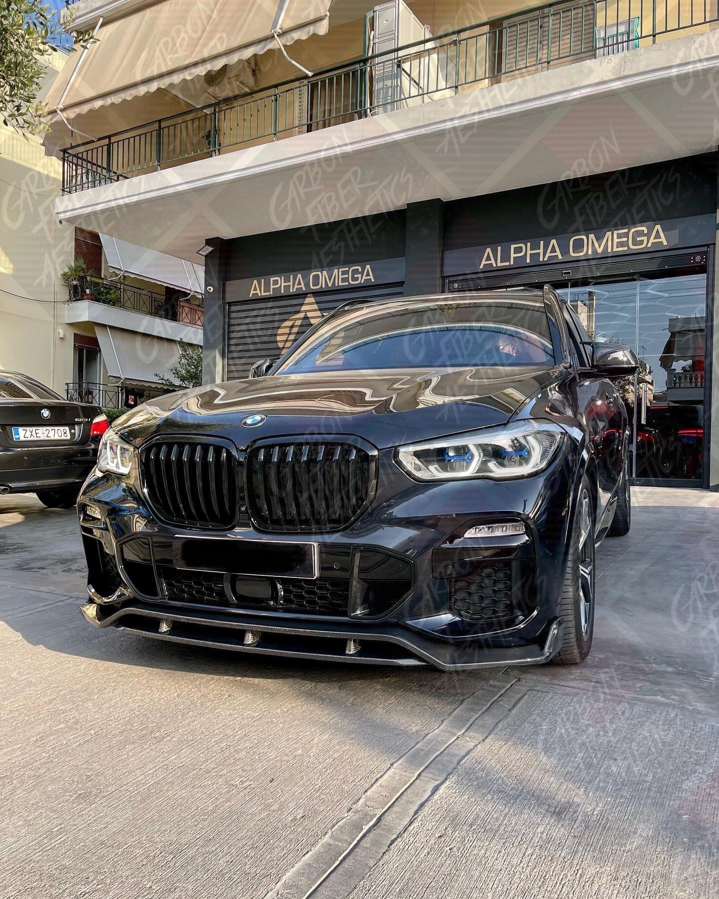 BMW G05 X5 M Sport Carbon Fiber Front lip M Performance Style 2019-2023